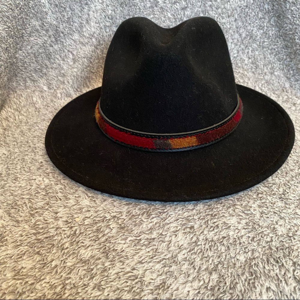 Woolrich Wool Fedora Hat with Banded Detail Size Small